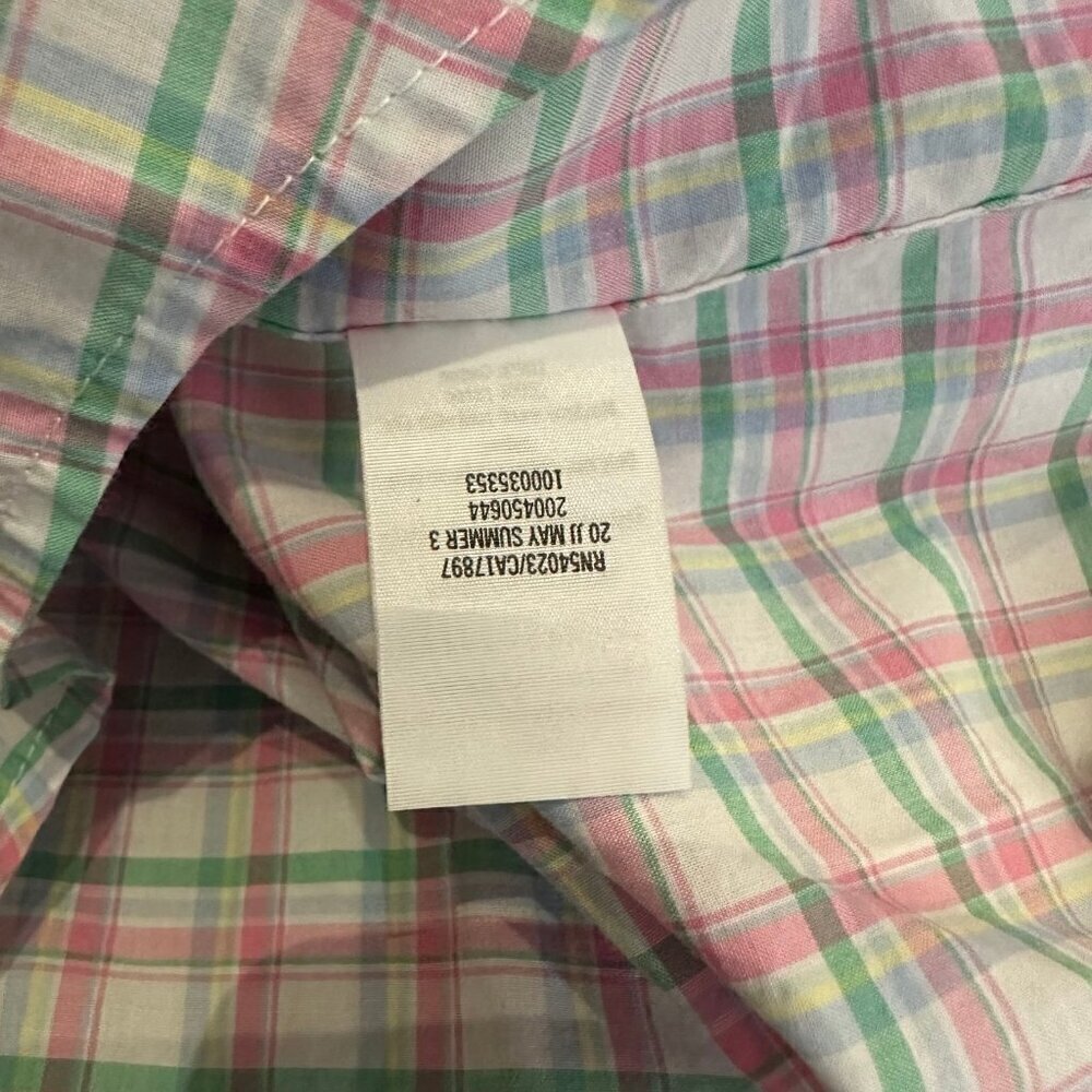 NWT Janie and Jack plaid button front shirt - Picture 4 of 5